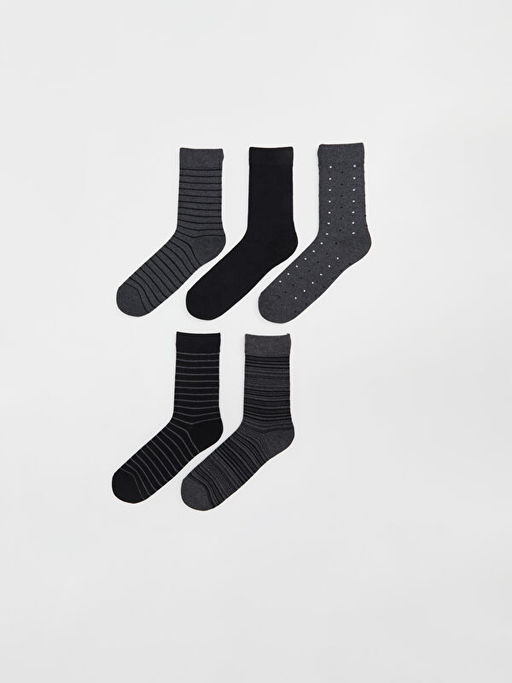 ?izgili Erkek Soket ?orap 5li