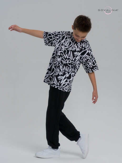 Костюм Daily men надписи-черный - Sovalina фото 14