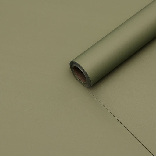 Пленка для цветов тонированная, матовая, оливковый, 0,5 х 10 м 1 см, 65 мкм - UPAK LAND фото 5