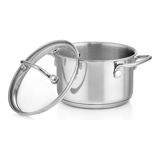 Мини-кастрюля с крышкой Walmer Petite, 0.7 л, цвет хром  фото 3