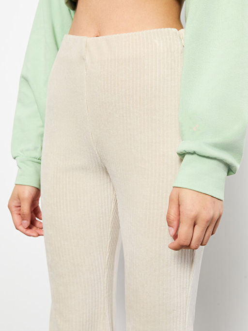 Kad?n Standart Fit D?z Pantolon