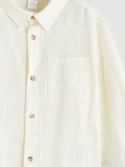 Uzun Kollu Erkek ?ocuk G?mlek