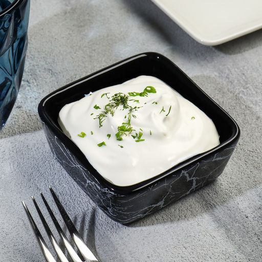 Соусник керамический «Мрамор», 8.5×8.5×3.5 см