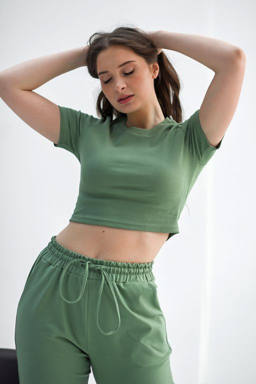 Кроп-топ Кашкорсерубчик лапша - Оптима фото 19