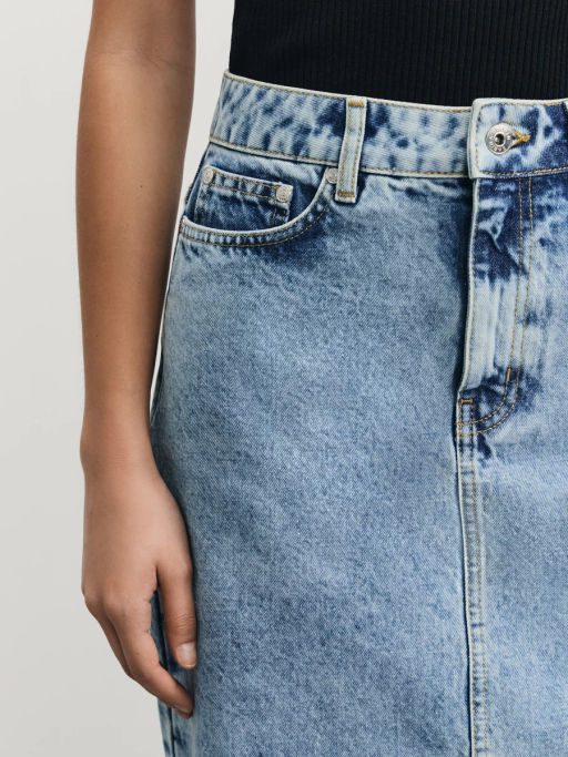 Джинсовая юбка мини / Zarina  фото 6