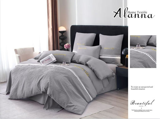 -70% КПБ Alana Beautiful однотонное ALABEO002 1.5 спальный - Alanna фото 3