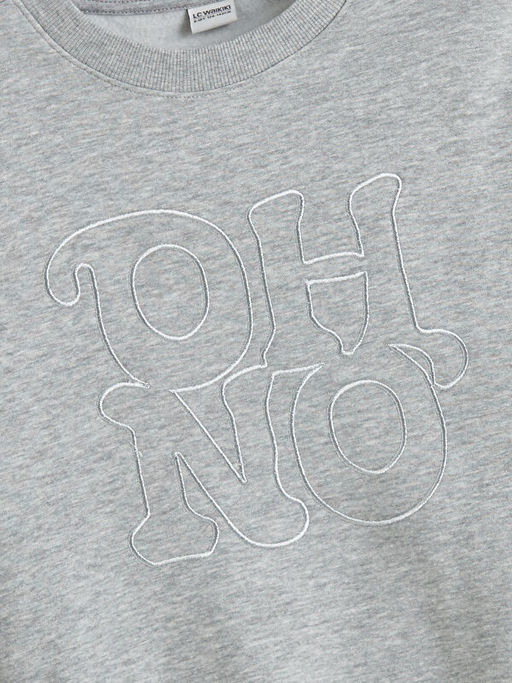 Bisiklet Yaka K?z ?ocuk Sweatshirt