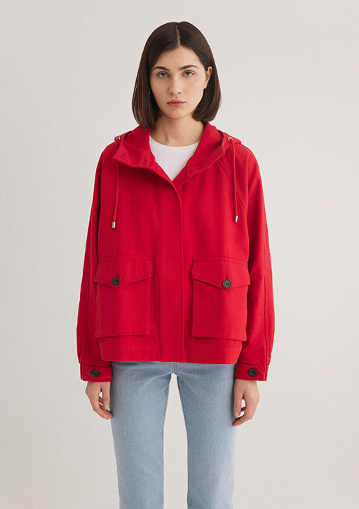 K?rm?z? Ceket - Mavi фото 4