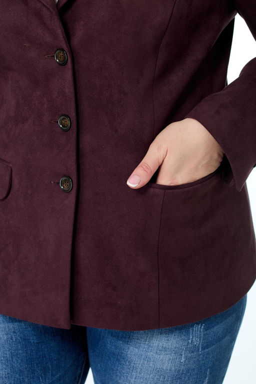 Жакет ANELLI 795 спелая вишня  фото 9