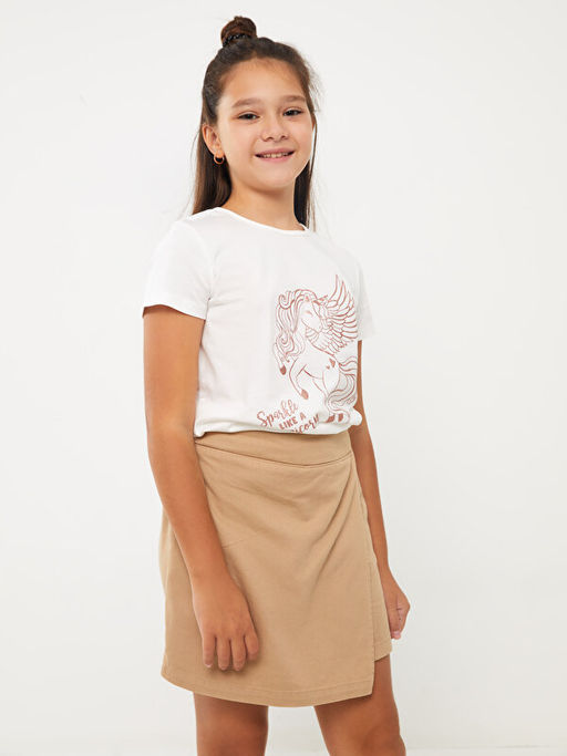 Basic K?z ?ocuk Okul ?ort Etek