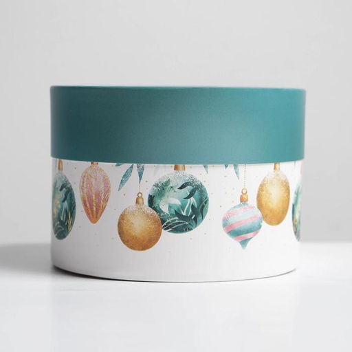 Коробка подарочная Новогодние игрушки, 12 х 8 см - Дарите счастье фото 4