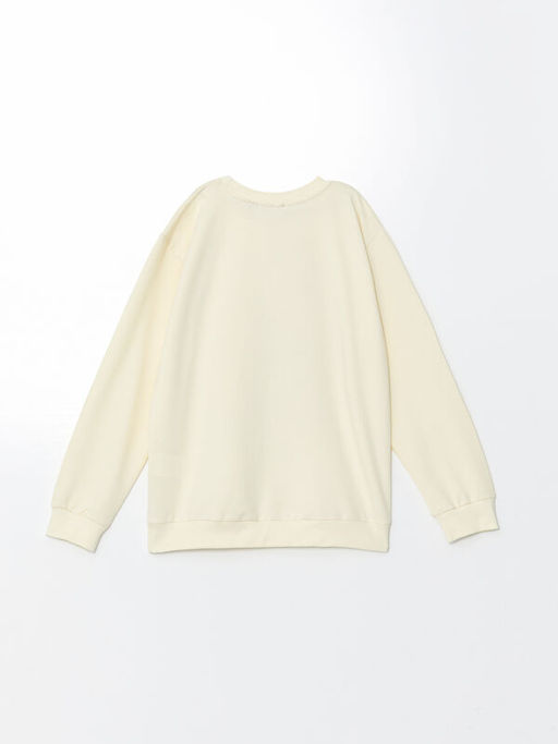 Bisiklet Yaka K?z ?ocuk Sweatshirt