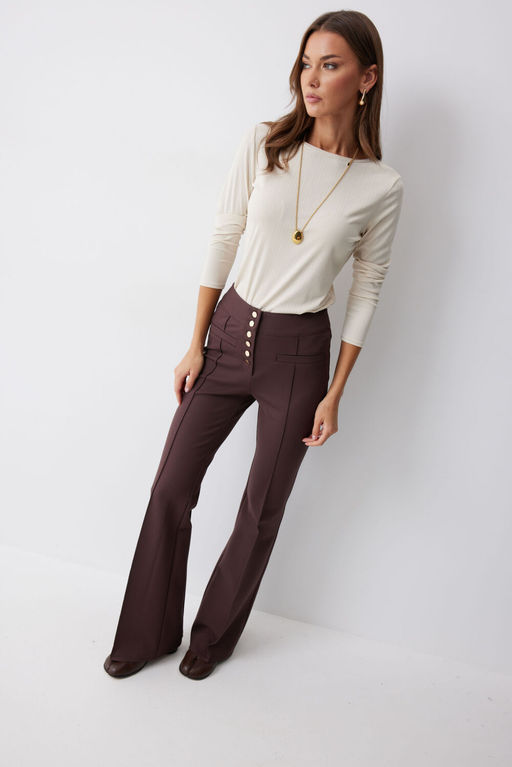 Брюки LYUSHe 4222 коричневый  фото 7