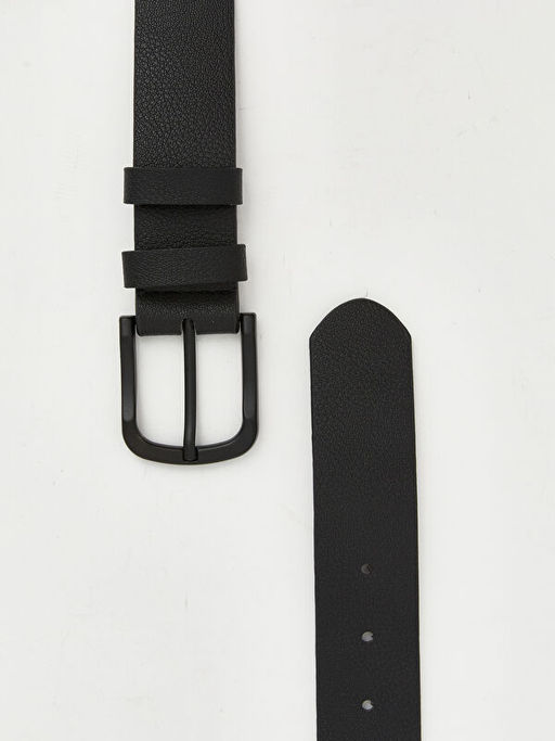 Deri G?r?n?ml? Erkek Kemer