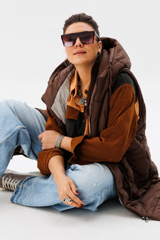 Жилет ANELLI 1386 соболь  фото 9