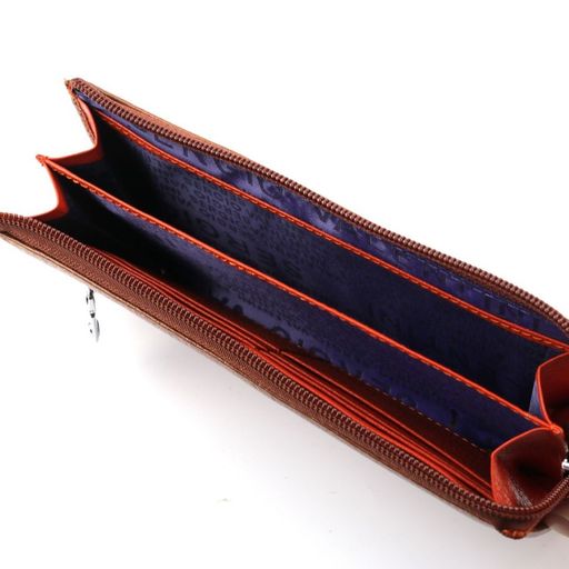 Женский кожаный кошелек на молнии Sergio Valentini СВ 3078-018