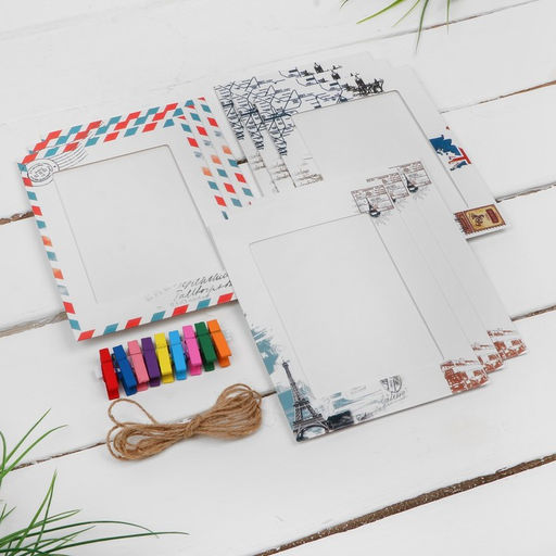 Цена за 2 шт. Фоторамки на прищепках, набор 9 шт.