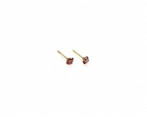Серьги-гвоздики PR1469 -4 бордовый