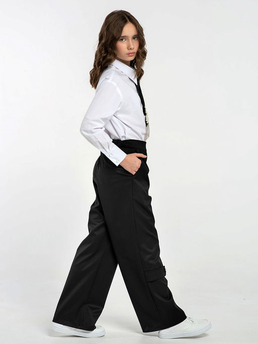 Школьные брюки для девочки Mooriposh, модель 0444