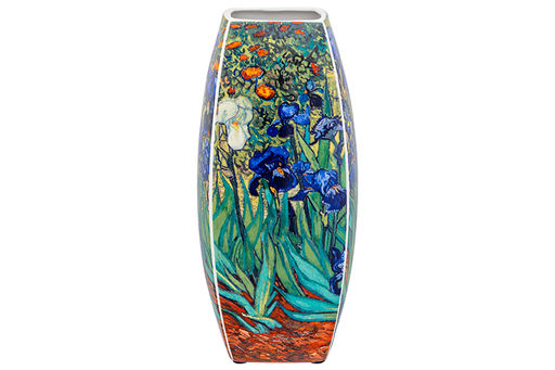 Ваза 2 л 11,5*11,5*25 см Ирисы квадрат, NEW BONE CHINA - Elan gallery фото 8