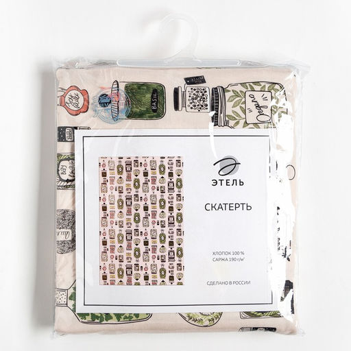 Скатерть Этель Kitchenware 149х110см, 100% хлопок, саржа 190 г/м2  фото 10