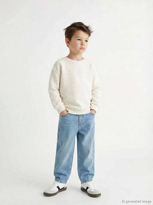 Regular Fit Erkek ?ocuk Jean Pantolon