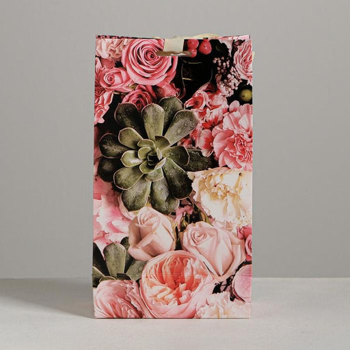 Пакет подарочный с лентой Для тебя, 13 23 7 см - Дарите счастье фото 2