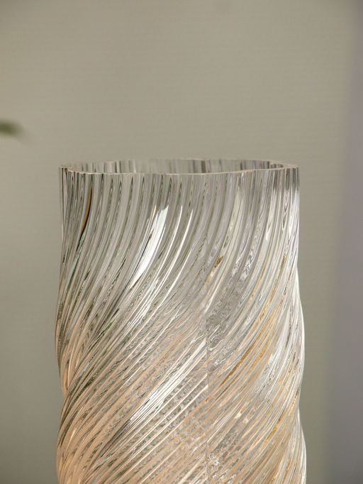 Ваза «Бриджит», 24.5×11 см, стекло, прозрачная