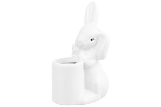 Вазочка п/зубочистки 6,5*4,5*10 см "Зайка" + зубочистки