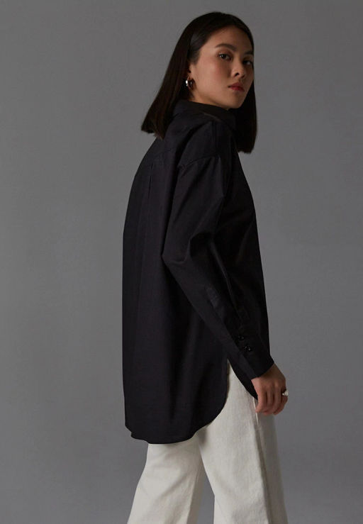 Блузка женская дл. рук. T-lab TL-BT-007 черный фото 3