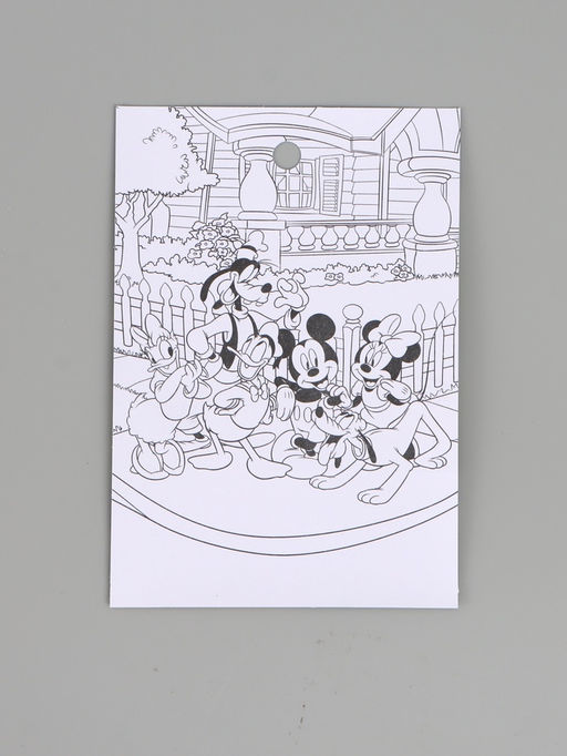 Цена за 10 шт. Наклейки бумажные «Друзья», c раскраской на обороте, 11 × 15.5 см