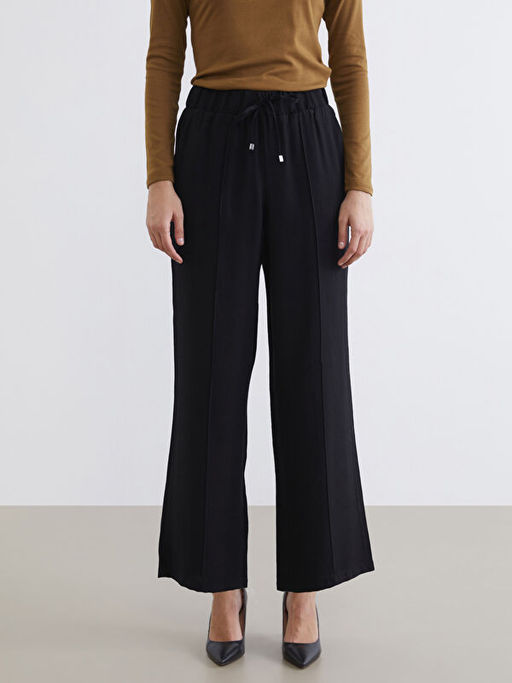 Beli Lastikli Dokulu Kad?n Pantolon