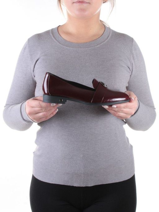 03-DMQN15-3 WINE Полуботинки женские (натуральная кожа) - Фабричный китай фото 4