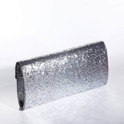 Сумка-клатч на клапане, цвет серебряный - Simaland фото 2