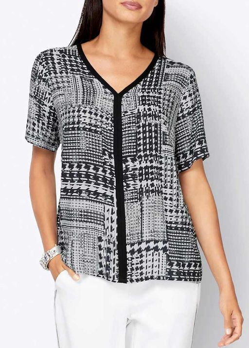 Блузка, черно-белая - Ashley brooke фото 3