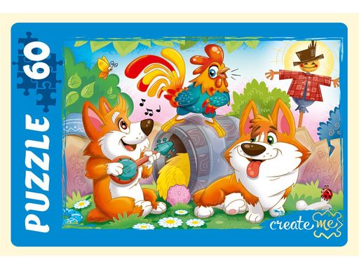 Puzzle 60 элементов "Забавные корги №1" (П60-6306)