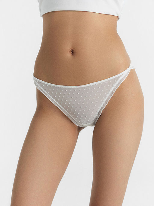 Цена за 2 штуки! Трусы женские слипы в белом цвете - Mark formelle фото 2