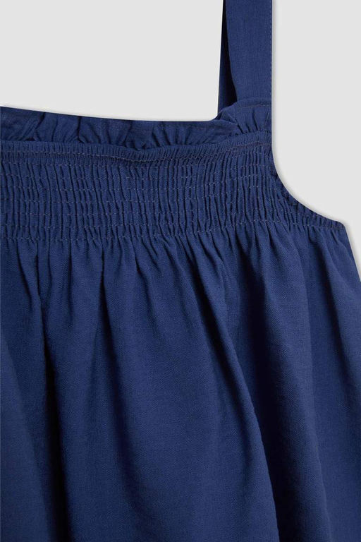 Блузка с бретелями для девочки - Defacto фото 8