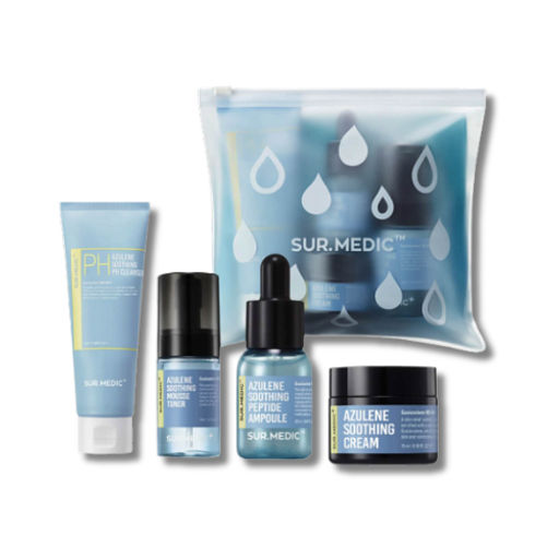 SUR.MEDIC+ Azulene Trial Kit - Успокаивающий travel-набор с азуленом