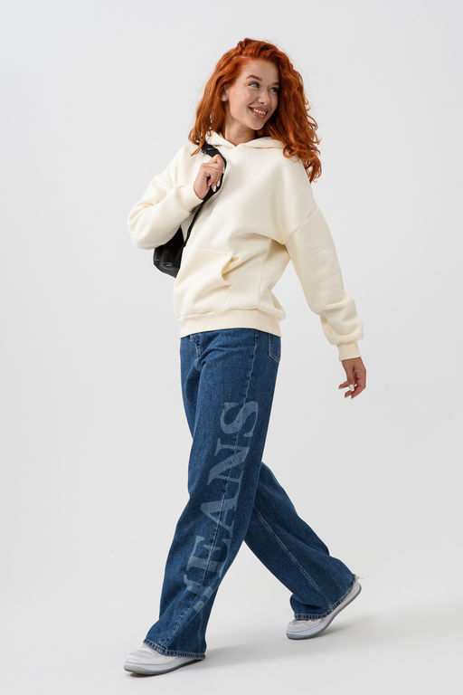 Толстовка женская оверсайз 14428