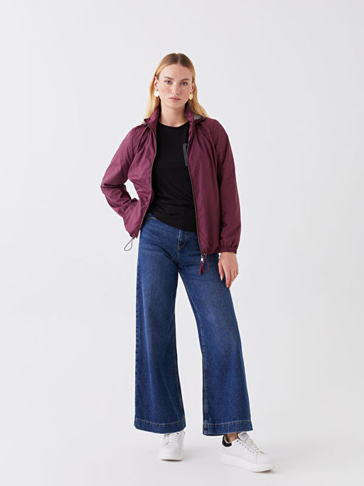 Kap??onlu D?z Uzun Kollu Kad?n Ya?murluk - Waikiki фото 2