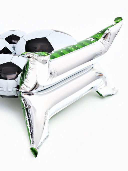 Воздушный шар фольгированный 60" «Футбол", под воздух