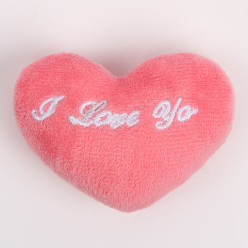 Мягкий магнит Я люблю тебя в виде сердца, 9 см, цвет розовый - Simaland фото 5