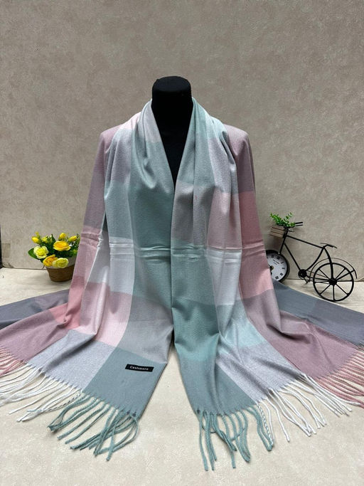 Палантин из кашемира, мультицвет