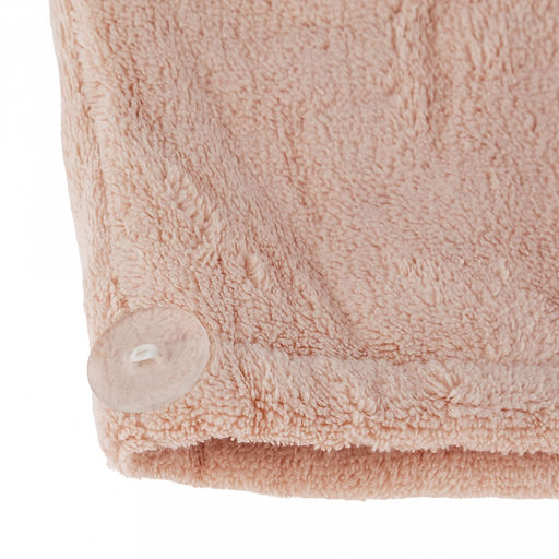 Парео махровое "Свежий букет" 70х175см, хлопок 100%, на резинке с липучкой, на кнопке, с вышивкой; с чалмой на пуговице 68х25см, пыльная роза (Китай)