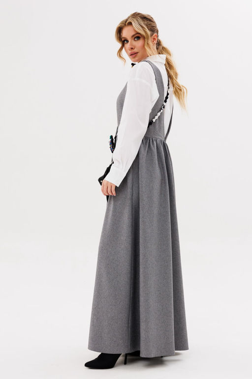 Сарафан AmberA 1106 серый  фото 6