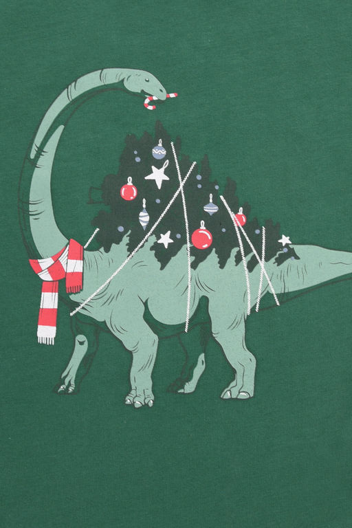 Crockid _ К 1599/тем.зеленый,шотландская клетка пижама дет  фото 2