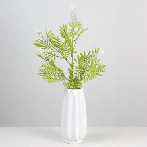 Цветок искусственный Мимоза 86 см / MNY-02 /уп 600/белая - Галеонтрейд фото 3