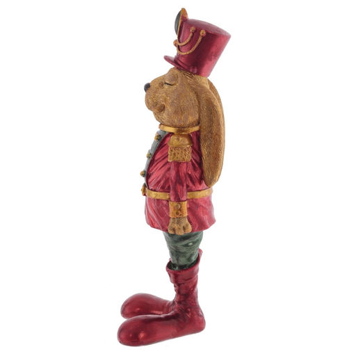 Фигурка декоративная "Солдатик-зайка" (блок из 2шт), L8 W6,5 H21,5 см