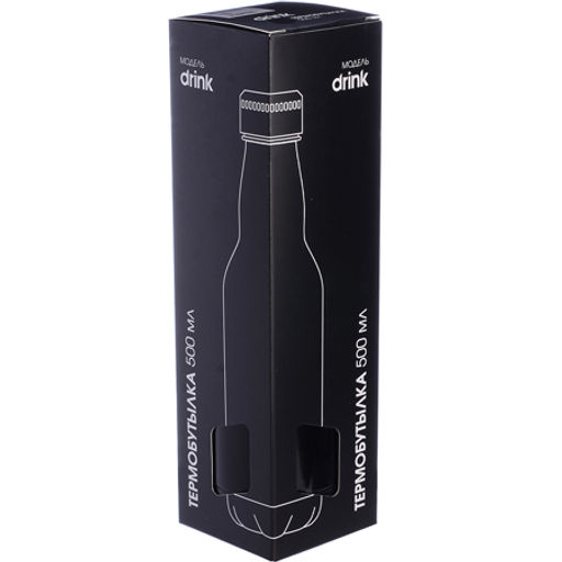 77020-2 Термобутылка 500мл. Drink, черная (х20) - Mayer&boch фото 3